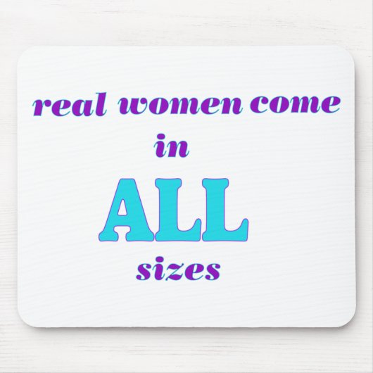 Frauen in allen Größen Mousepad (Vorne)