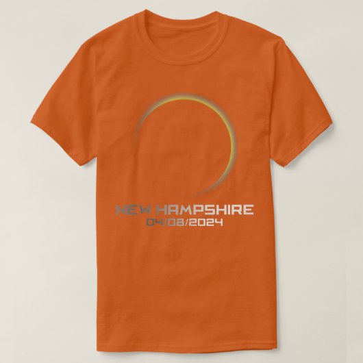 Frauen in Amerika insgesamt Solar Eclipse New Hamp T-Shirt (Design vorne)