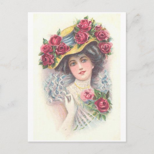Frauen in antiker und Vintager Mode (14) Postkarte (Vorderseite)