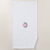 Frauen in Asphalt Beach Handtuch (Vorderseite)