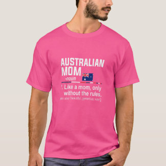 Frauen in Australien Mama Definition Mütter Tag M T-Shirt