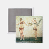 Frauen in "Bikinis" Magnet (Vorderseite/Rückseite)