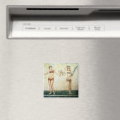 Frauen in "Bikinis" Magnet (In Situ (Geschirrspüler))
