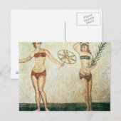 Frauen in "Bikinis" Postkarte (Vorne/Hinten)