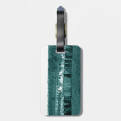 Frauen in den 1890er Jahren, die den Fuchs des grü Gepäckanhänger (Rückseite vertikal)