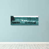 Frauen in den 1890er Jahren, die den Fuchs des grü Leinwanddruck (Insitu (Holzboden))