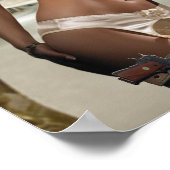 Frauen in den 1920er Jahren - Rauchen und Waffen Poster (Ecke)