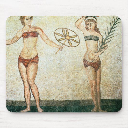 Frauen 'in den Bikinis Mousepad (Vorne)
