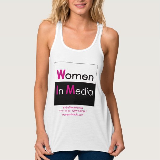 Frauen in den Medien tank White Top (Vorderseite)