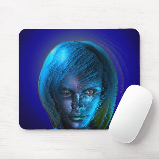 Frauen in der Blues Mousepad (Mit Mouse)