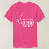 Frauen in der Computerwissenschaft für Mädchen Tee (Design vorne)