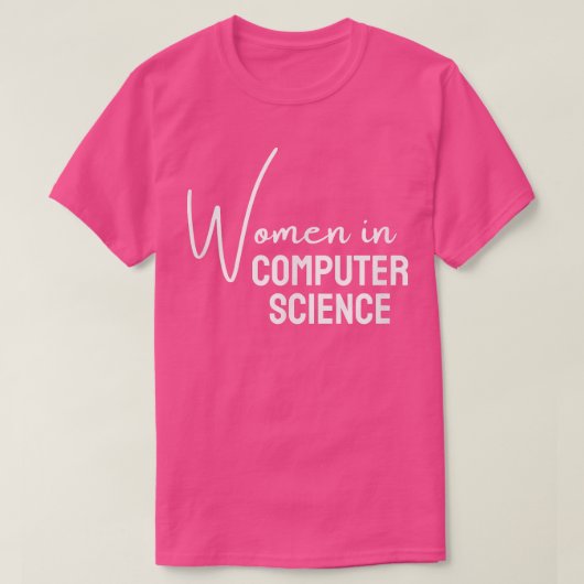 Frauen in der Computerwissenschaft für Mädchen Tee (Design vorne)