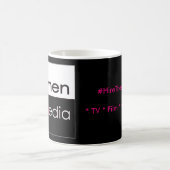 Frauen in der klassischen medienmedialen Tasse Bla (Mittel)