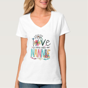Frauen in der Liebe heißt Nannie Sonnenblume Mutt T-Shirt