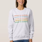 Frauen in der Medizin Retro Kranken Sweatshirt (Vorderseite)