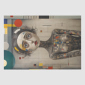 Frauen in der modernen Kunst - Entcoupage - Seidenpapier (Vorderseite)