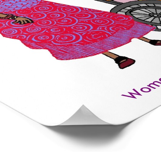 Frauen in der Welt - 2 Poster (Ecke)