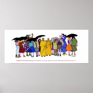 Frauen in der Welt - 4 Poster