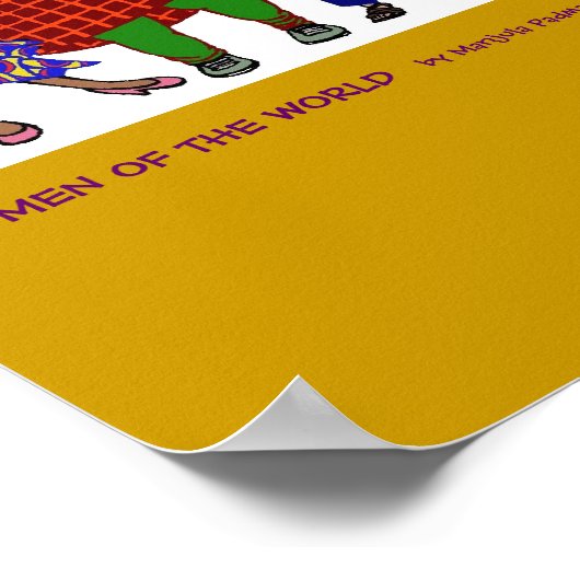 Frauen in der Welt Poster (Ecke)