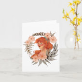 Frauen in der Weltblase Karte (Gelbe Blume)