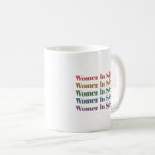 Frauen in der Wissenschaft, Lehrerin in der Wissen Kaffeetasse (VorderseiteRechts)