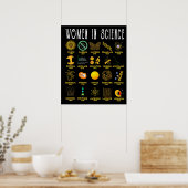 Frauen in der Wissenschaft Poster (Küche)