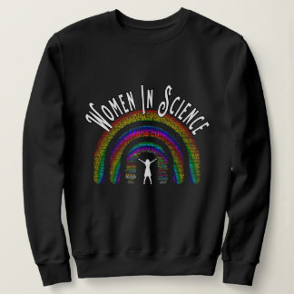 Frauen in der Wissenschaft regnen Word Filledesign Sweatshirt