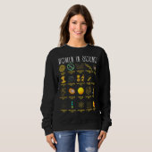 Frauen in der Wissenschaft Sweatshirt (Vorne ganz)