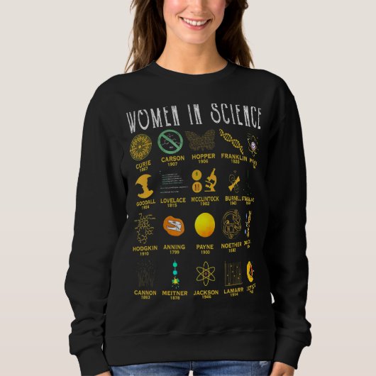 Frauen in der Wissenschaft Sweatshirt (Vorderseite)