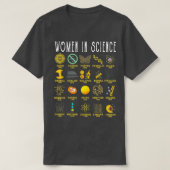 Frauen in der Wissenschaft T-Shirt (Design vorne)