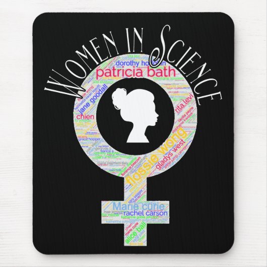 Frauen in der Wissenschaft weibliches Geschlecht W Mousepad (Vorne)
