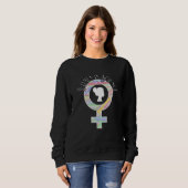 Frauen in der Wissenschaft weibliches Geschlecht W Sweatshirt (Vorne ganz)