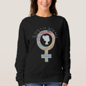 Frauen in der Wissenschaft weibliches Geschlecht W Sweatshirt (Vorderseite)