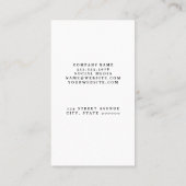 Frauen in der Yoga-Pose Visitenkarte (Rückseite)