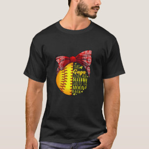 Frauen in diesem Gaga Liebe ihres Softball Girl So T-Shirt