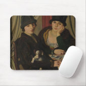 Frauen in einem Café, c.1924 Mousepad (Mit Mouse)