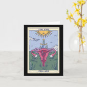 Frauen in einer starken Welt Karte (Gelbe Blume)