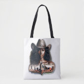 Frauen in Farbe und Nashville Music Tasche (Vorderseite)