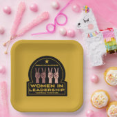 Frauen in Führungspositionen Pappteller (Party)