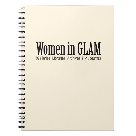 Frauen in GLAM Notizblock (Vorderseite)