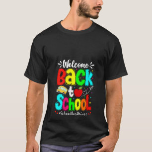 Frauen in Groovy Willkommen zurück zum Schulfreund T-Shirt