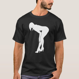 Frauen in hohen Hörnchen gegen Frauen Kunst T-Shirt