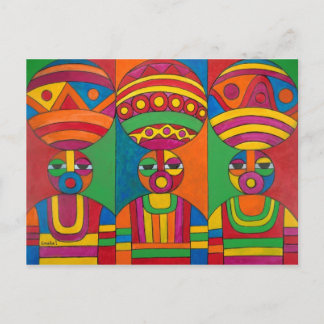 Frauen in Kalabrien II Postkarte