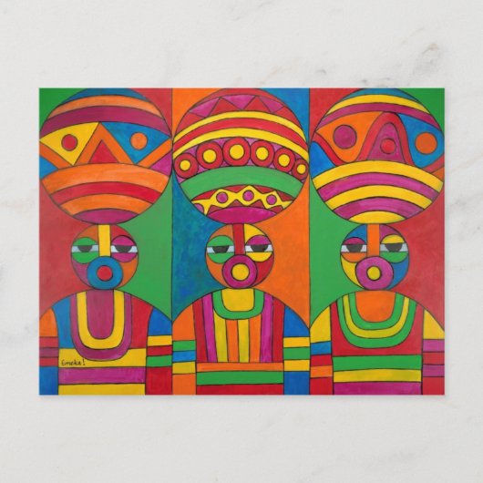 Frauen in Kalabrien II Postkarte (Vorderseite)