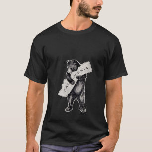 Frauen in Kalifornien Liebe Art Retro Cali Bear Hu T-Shirt