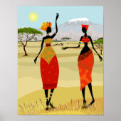 Frauen in Kenia Poster (Vorne)