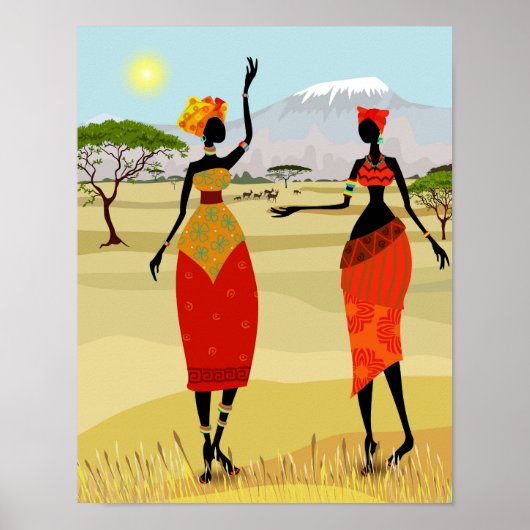 Frauen in Kenia Poster (Vorne)