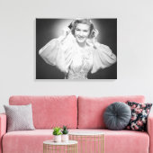 Frauen in Kleid 2 Leinwanddruck (Insitu (Wohnzimmer))