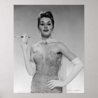 Frauen in Kleidung Poster