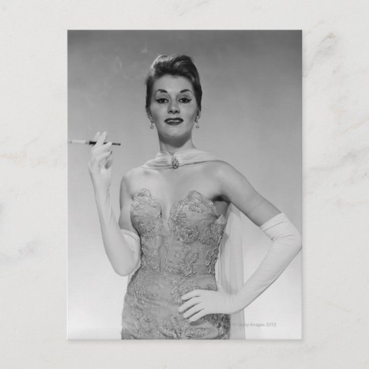 Frauen in Kleidung Postkarte (Vorderseite)